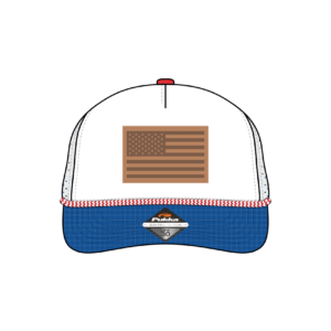 Trucker Hats - Leather Flag Patch - Rope-white-1